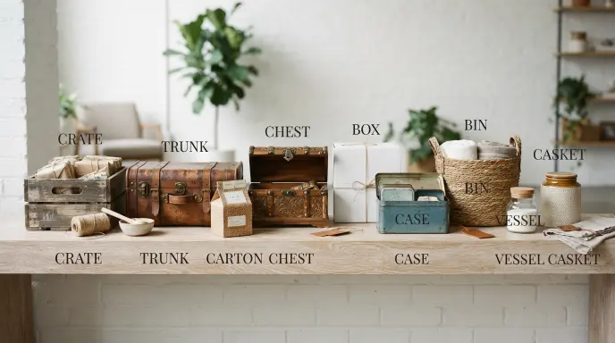 Synonyms for Box